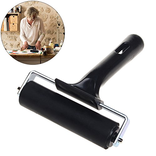 image for Pengxiaomei Soft Rubber Brayer, Ideal for Anti Skid Tape Construction 