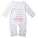 MIOIM Baby Boy Girl Newborn Love Mummy Daddy Romper Bodysuit Jumpsuit Outfit