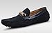 HAPPYSHOP(TM Men's Suede Leather Moccasin Loafers Driving Shoes Comfort Slip-on Penny Loafers Size 38-44