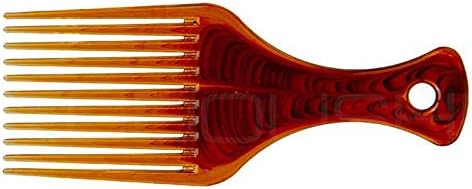 newAmber Fork Insert Curly Anti-static Hair Brush Massage CombSalon Hairdressing