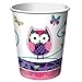 Owl Pal Party Pack for 16 Guests: Straws, Plates, Napkins, Cups, and Table Cover