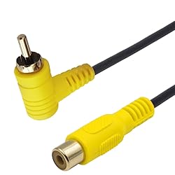 Seadream 90 Degree RCA Extension Cable 5FT, Right