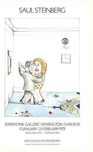 Saul Steinberg-Dancing Couple-1979 Poster