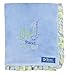 Trend Lab Dr. Seuss Ruffle Trim Receiving Blanket, Oh! the Places You'll Go! Blue