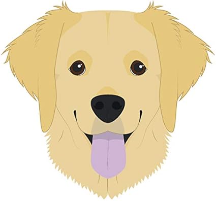 Amazon Com Cute Sweet Adorable Puppy Dog Head Breed Cartoon Vinyl