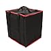 NORTHCAPTAIN Heavy Duty 600D Polyester Waterproof Portable Toilet Storage Bag, Fits Standard 5.3 Gallons Portable Toilet, RV Toilet, Washable, Black