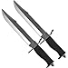 Whetstone Cutlery 2 Piece Set of Jungle Master Hunting Knives with Sheaths