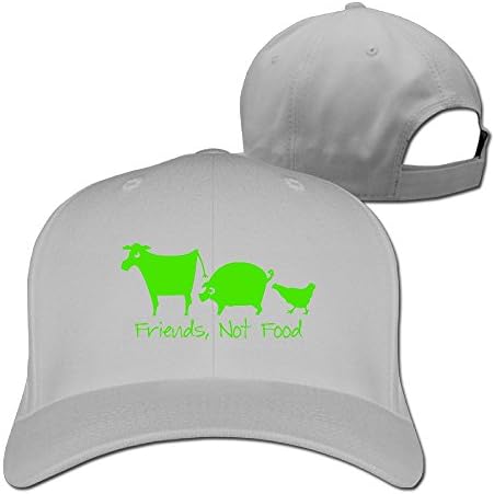 Friends Not Food Beef Pork Chicken Baseball Cap Fashion Unisex Plain Hat
