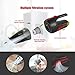 Oasser Handheld Vacuum Cordless Vacuum Cleaner Car Vacuum Wet Dry Stainless Steel Filter Powerful Li-ion Battery Quick Charge for Pet Hair Dust Gravel Cleaning Red Upgraded Version V1