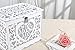 Ywlake Wedding Money Box Holder with Sign, Large Rustic Wood Wooden DIY Envelope Gift Post Card Boxes with Lock Slot for Reception Anniversary Graduation Birthday Party Parties (Mr & Mrs, White)