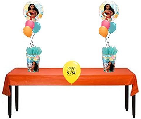Moana Balloon Bouquet Favor Cup Centerpieces Set of 2