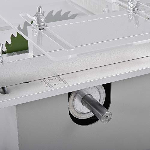 JINKEBIN abrasiv. Mini Tischkreissäge Handgefertigte Holzbearbeitung DIY Modell elektrische Polier-Schneidewerkzeug… – Bild 7