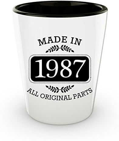 30th Birthday Shot Glass - Born in 1987 - Funny 30th Birthday Gift