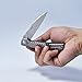 KIZER Cutlery Folding Pocket Knives Flipper Knife Frame Lock Gray Titanium Handles Tactical EDC Knife, TomCat Splinter Ki3457A1