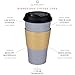 Disposable Coffee Cups With Lids - 20 oz To Go Coffee Cups (90 Set) and Tight No Leak Lids Prevent Spills. Large Paper Cup Safe For Travel Beverages. Insulated Sleeves Protect Fingers from Hot Drinks!