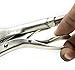 Bastex Locking Vise Pliers with Curved Grip Jaws. Size 10” with Grip that Expands up to 2 and ½ inches. Includes trigger Release and Wire Cutter