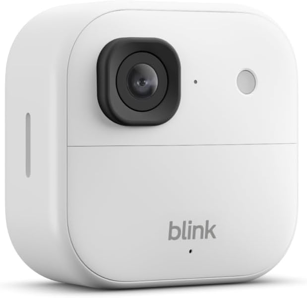 Caméra extérieure 2K+ Blink (nouvelle génération) — Caméra de surveillance connectée sans fil, résolution vidéo 2K, audio amélioré, module de synchronisation requis, non inclus—Caméra additionnelle