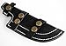Whole Earth Supply Black Leather Tracker Sheath Fixed Blade Knife Hunting Skinning Blanks Knives