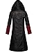 HOLRAN Devil May Cry 5 DMC Dante Men's Leather Coat Jacket Cosplay Costumes (Large)