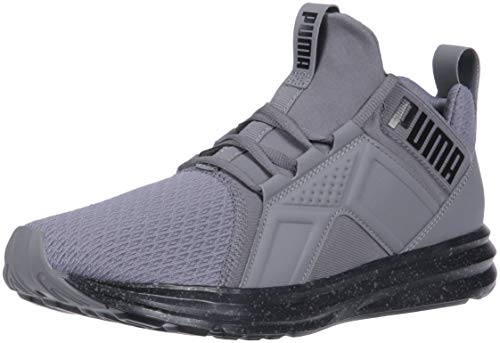 PUMA Men's Enzo Sneaker, Quiet Shade Black, 12 M US