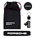 Porsche Motorsport Men's Team Black Polo w/Motorsport Kit