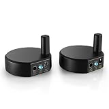 TNP Wireless IR Extender Repeater - Universal Remote Control Infrared IR Transmitter and Receiver with 3 Head Eye IR Blaster Emitter Booster Cable Supports Long Range 500FT+