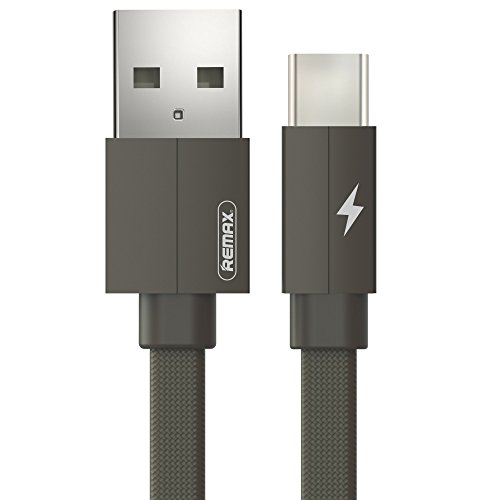 Remax Kerolla 2.4A 3.3ft Fast Charging Data Cable Urable Fabric Braided Wire for All Devices with Micro USB Port Including Samsung, Xiaomi, Huawei, Meizu, Sony, HTC Etc (Green)