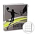 Unikeep Basketball Themed Trading Card Collection Binder Complete With 10 Nine Pocket Trading Card Pages. Fully Enclosed Case with a Locking Latch to Keep Cards Secure (Shadow, Poly Ring)