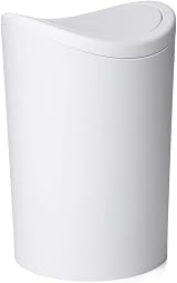 TATAY Bath Bucket 6L Polypropylene White with Tilting Lid view 1