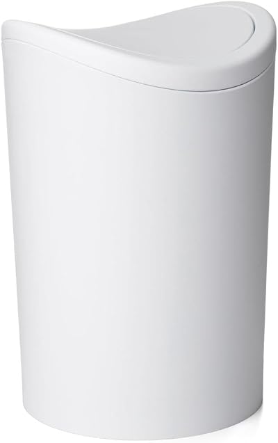 TATAY Bath Bucket 6L Polypropylene White with Tilting Lid