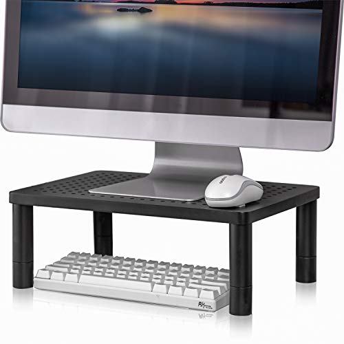 Monitor Riser Stand 3 Height Adjustable Computer Stand, Laptop Stand