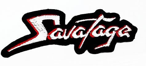 MNC Patch Savatage Music Band Heavy Metal Punk Rock Logo iron on sew on patch Sign Badge Symbol Patch Iron on Applique Embroidered Jacket T shirt Costume