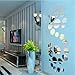 30pcs 3D Circle Mirror Wall Stickers Acrylic Vinyl Decal Home Art Decor