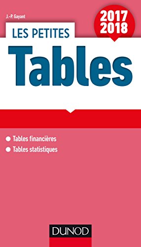 Les petites Tables : 17 tables financières et statistiques by 