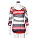 Sunfei Fashion Women Loose Blouse Ladies Casual Tops T-Shirt (M, Red)
