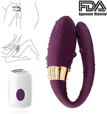 Amuker Wireless Waterproof Vibration Wand Massage Control Traning Kit,USB Rechargeable Vibrating Relaxation Tension Relief Muscle Stress for Women,Multi Frequency