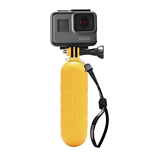 Luxebell Waterproof Floating Hand Grip, Pole Mount for Gopro Hero 5 Session 4 3+ 3 2 1, Action Camera Sjcam Sj4000 Sj5000 Sj6000 Sj7000