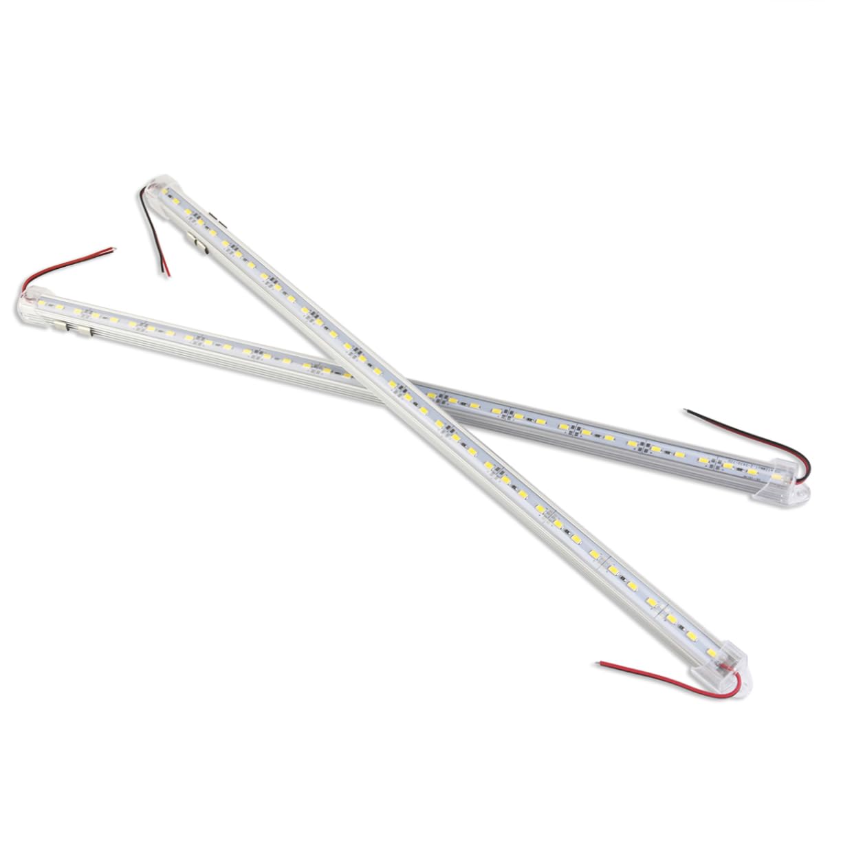 WINOMO 2pcs LED Strip Bar 12V 36 SMD 5630 Lamp 6000K With Aluminium Shell for Home Car Garden Decorative lighting