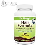 Dr. Berg’s Hair Formula Supplement Due to Normal Aging Supports Healthy Nails & Skin - DHT Blocker with Biotin