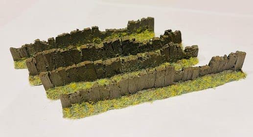 Javis Sleeper Fencing Damaged Look (Dark Brown) - OO Gauge/1:76 Scale - Pack of 4 (PF11)