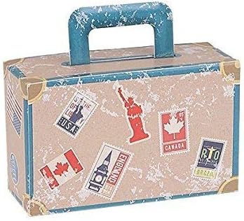 STOCK No. 20 FANCY SWEET-BOXES | Various Events | BON VOYAGE SUITCASE BOX