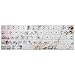 Mosiso Keyboard Cover for Touch Bar Models Newest Version MacBook Pro 13 A1706 & MacBook Pro 15 A1707 (2017 & 2016) with Touch ID, Colorful Marble