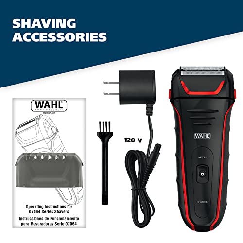 Wahl Clean & Close Electric Razor Rechargeable Wet/Dry Waterproof