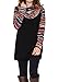 Poulax Women Knitted Lapel Neck Long Sleeve Lightweight Loose Tunic Sweatshirt Tops