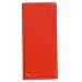 Pacer Go RFID Blocking Slim Minimalist Long Travel Wallet Genuine Leather Passport Holder Travel Cover (Red)