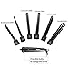 NexGadget Hair Curler Wand Set (6 barrels)