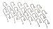 12 Pairs Silver Niobium Ear Wires Nickel-Free for Sensitive Ears