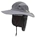 Home Prefer Mens UPF 50+ Sun Protection Cap Wide Brim Fishing Hat with Neck Flap primary