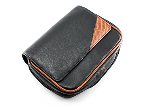 Skyway Remington Leather 4 Pipe Tobacco Pouch Case with Carry Strap
