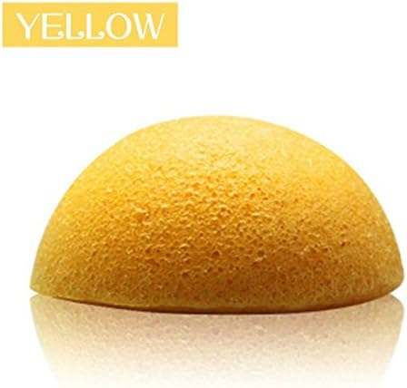 Facial Puff Face Cleanse Washing Sponge Konjac Konnyaku Exfoliator Cleansing Sponge Facial Care Makeup Tools lemon yellow